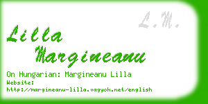 lilla margineanu business card